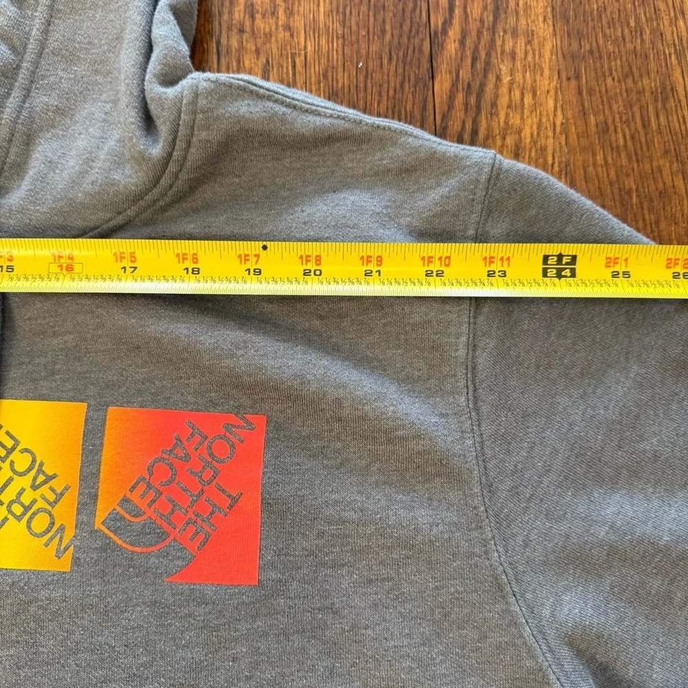 The North Face Hoodie Multi-colored Gradient Logo Graphic Pullover Sweatshirt XL